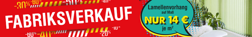 Lamellenvorhang nach Maß